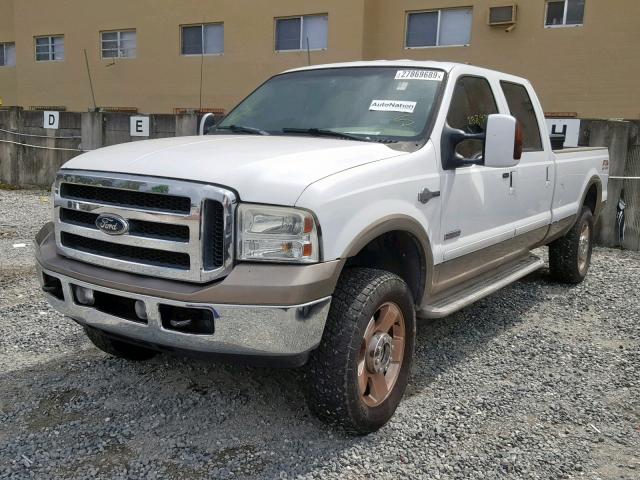 1FTWW31P66EC16582 - 2006 FORD F350 SRW S WHITE photo 2