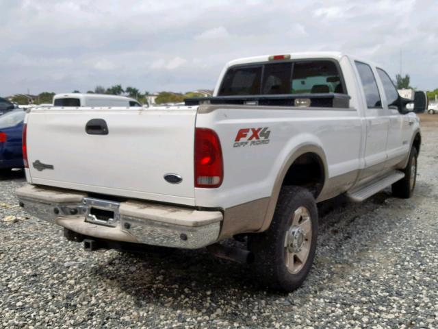 1FTWW31P66EC16582 - 2006 FORD F350 SRW S WHITE photo 4