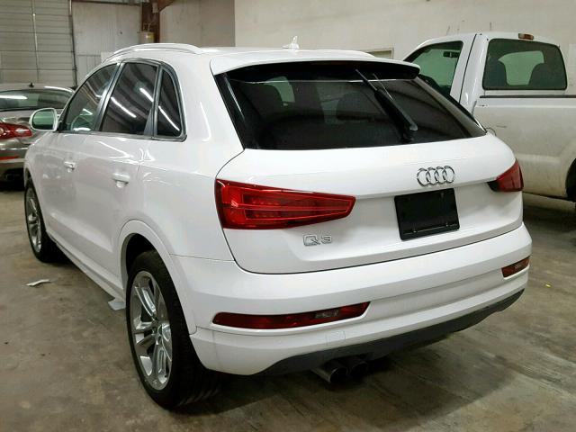 WA1BCCFS4HR009716 - 2017 AUDI Q3 PREMIUM WHITE photo 3