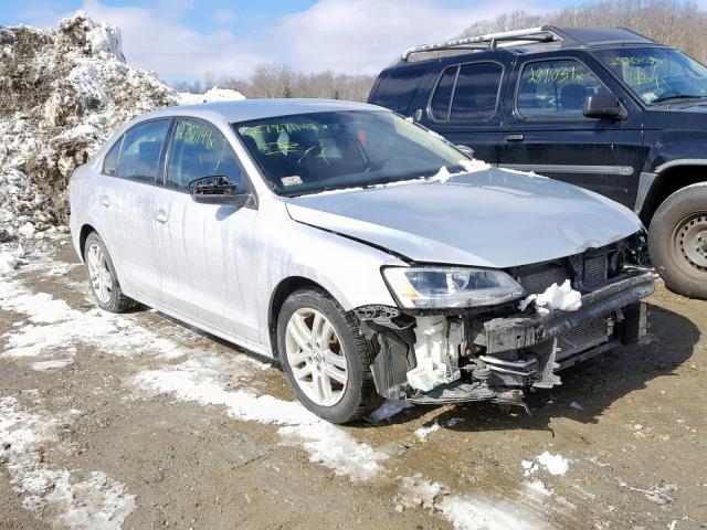 3VW2K7AJ9FM242307 - 2015 VOLKSWAGEN JETTA BASE SILVER photo 1
