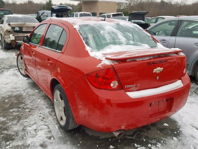 1G1AF5F52A7233043 - 2010 CHEVROLET COBALT 2LT RED photo 3