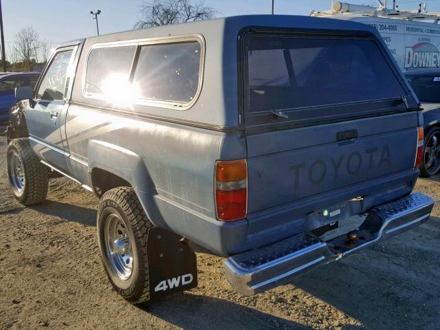 JT4RN63A5J5046282 - 1988 TOYOTA PICKUP RN6 BLUE photo 3