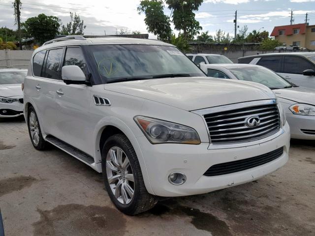 JN8AZ2NE9D9061203 - 2013 INFINITI QX56 WHITE photo 1