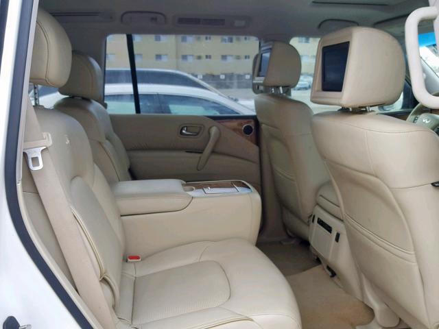 JN8AZ2NE9D9061203 - 2013 INFINITI QX56 WHITE photo 6