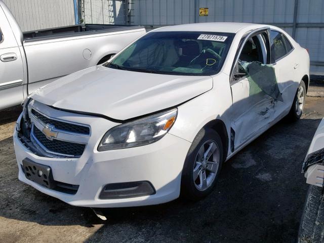 1G11B5SAXDF167690 - 2013 CHEVROLET MALIBU LS WHITE photo 2