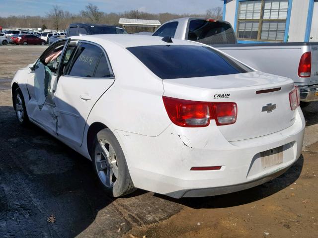 1G11B5SAXDF167690 - 2013 CHEVROLET MALIBU LS WHITE photo 3