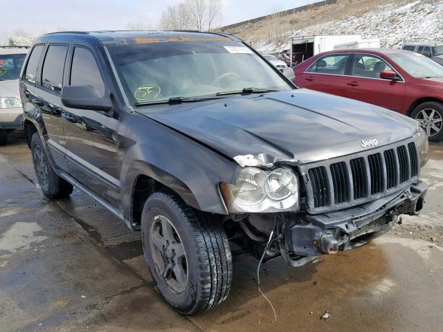 1J8HR58N17C589986 - 2007 JEEP GRAND CHER BLACK photo 1