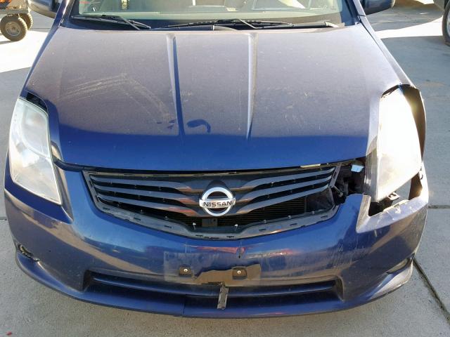 3N1AB6AP4CL655415 - 2012 NISSAN SENTRA 2.0 BLUE photo 7