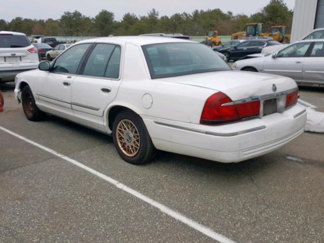 2MEFM74W9YX739448 - 2000 MERCURY GRAND MARQ WHITE photo 3