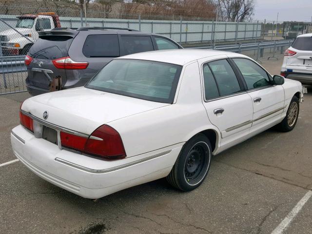 2MEFM74W9YX739448 - 2000 MERCURY GRAND MARQ WHITE photo 4