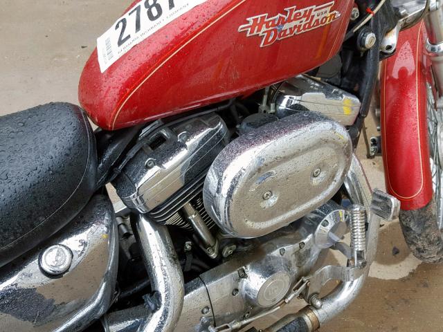 1HD1CGP16WY221534 - 1998 HARLEY-DAVIDSON XL1200 C RED photo 7