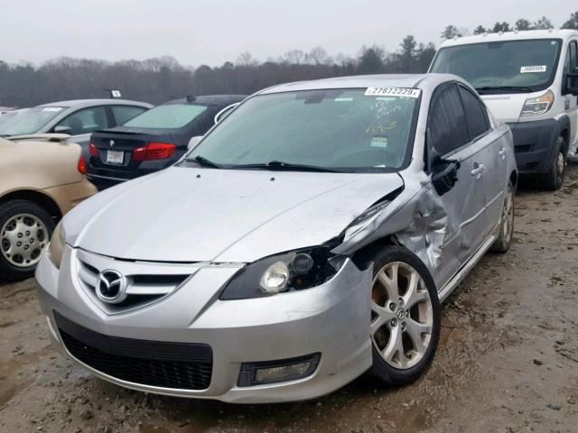 JM1BK323281877753 - 2008 MAZDA 3 S SILVER photo 2