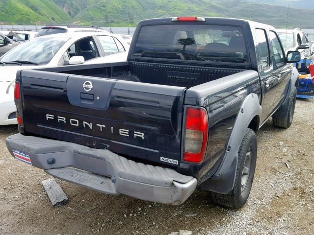 1N6ED27T43C461210 - 2003 NISSAN FRONTIER C BLACK photo 4