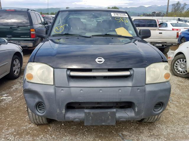 1N6ED27T43C461210 - 2003 NISSAN FRONTIER C BLACK photo 9