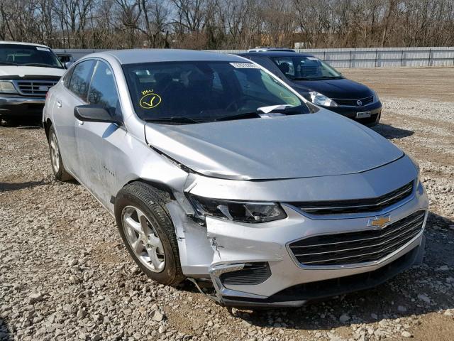 1G1ZB5ST4JF116587 - 2018 CHEVROLET MALIBU LS Серебристый фото 1