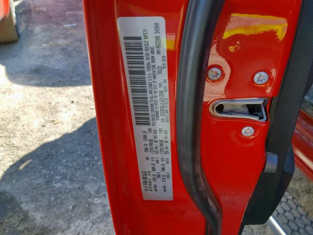 3C63R3GLXJG312206 - 2018 RAM 3500 ST RED photo 10