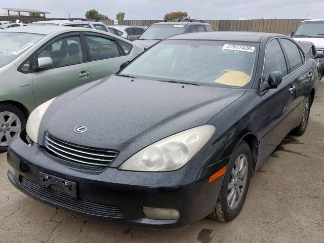 JTHBF30G025034224 - 2002 LEXUS ES 300 BLACK photo 2