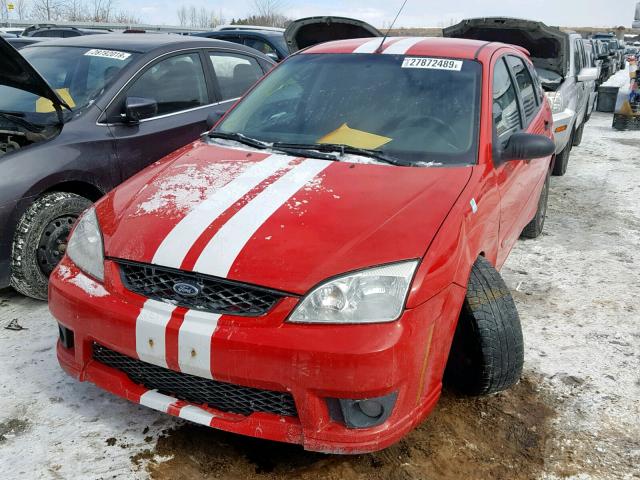 1FAFP37N17W318277 - 2007 FORD FOCUS ZX5 RED photo 2