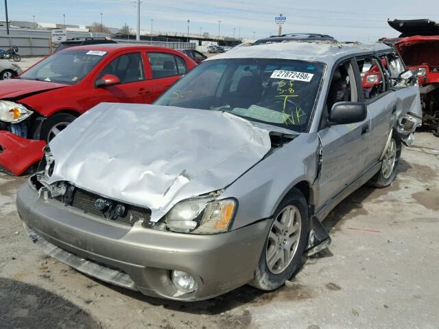 4S3BH665236639909 - 2003 SUBARU LEGACY OUT SILVER photo 2