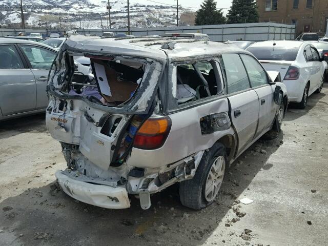 4S3BH665236639909 - 2003 SUBARU LEGACY OUT SILVER photo 4