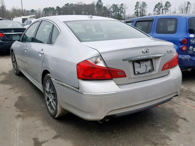 JNKBY01F58M550334 - 2008 INFINITI M45 SILVER photo 3