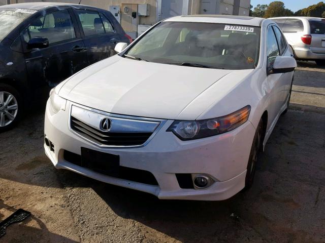 JH4CU2F84DC011208 - 2013 ACURA TSX SE WHITE photo 2