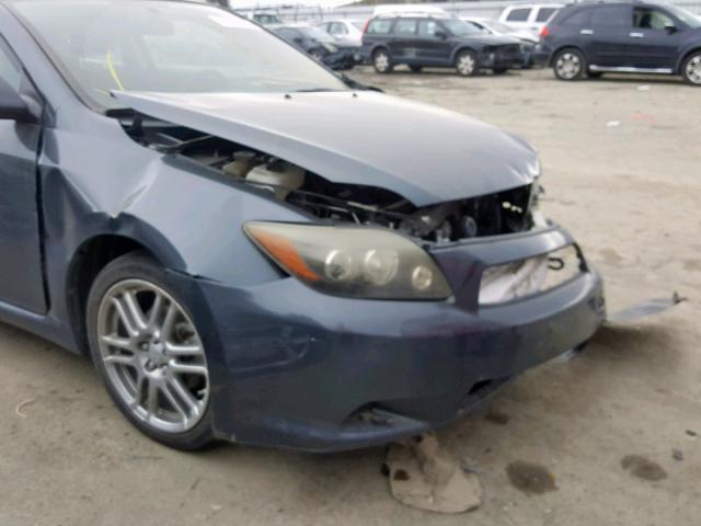 JTKDE167680254555 - 2008 TOYOTA SCION TC ნაცრისფერი ფოტო 9