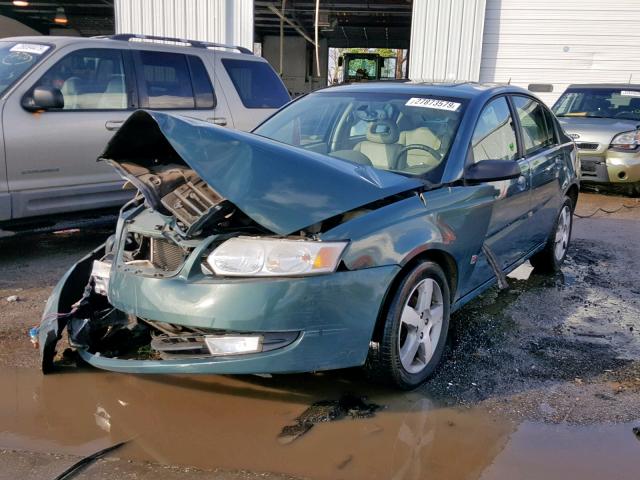 1G8AL58F97Z145197 - 2007 SATURN ION LEVEL GREEN photo 2