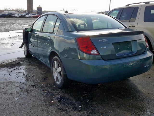 1G8AL58F97Z145197 - 2007 SATURN ION LEVEL GREEN photo 3