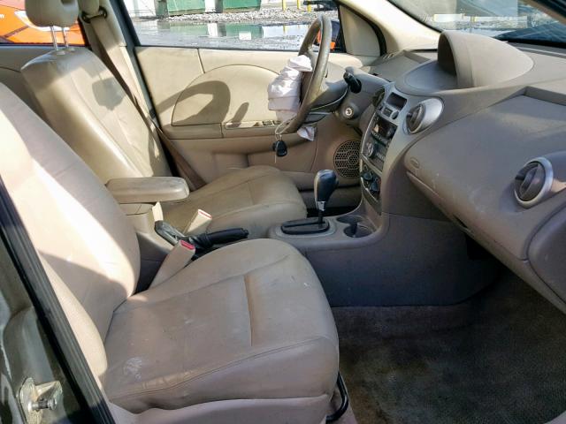 1G8AL58F97Z145197 - 2007 SATURN ION LEVEL GREEN photo 5