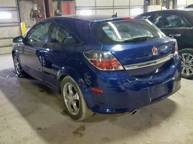 W08AT271185121360 - 2008 SATURN ASTRA XR BLUE photo 3