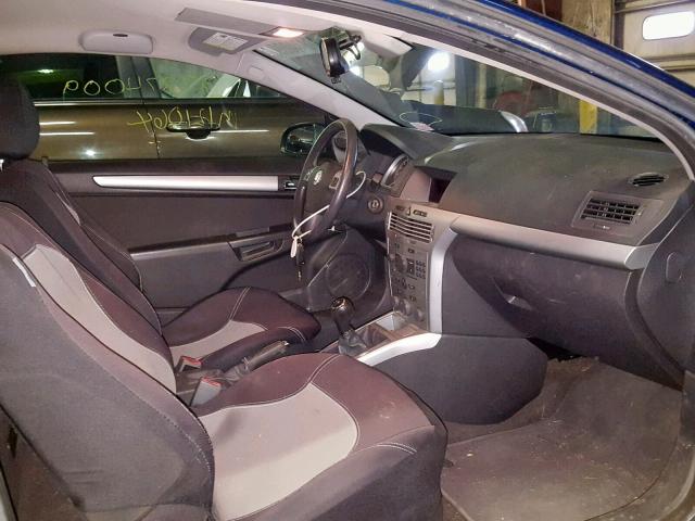 W08AT271185121360 - 2008 SATURN ASTRA XR BLUE photo 5