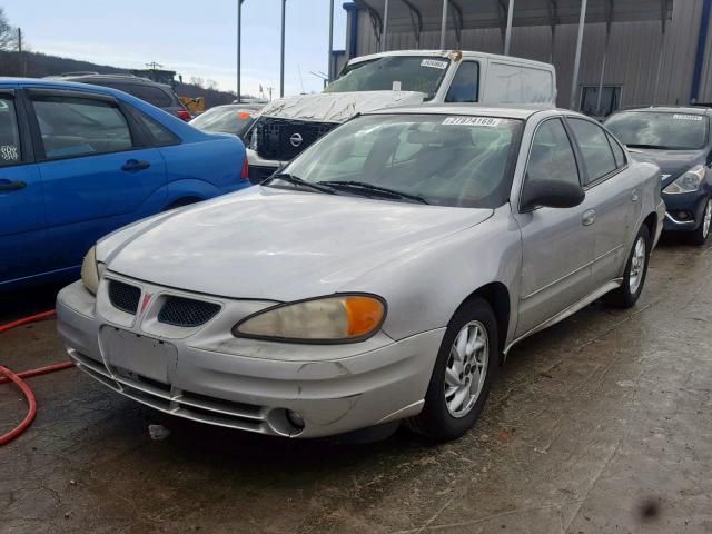 1G2NF52E23C251278 - 2003 PONTIAC GRAND AM S GRAY photo 2