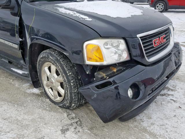 1GKDT13S422418567 - 2002 GMC ENVOY BLACK photo 9