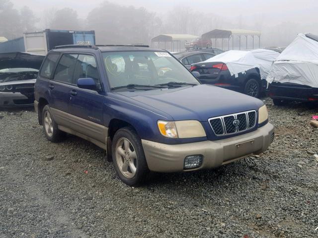 JF1SF65561H700791 - 2001 SUBARU FORESTER S Mavi foto 1