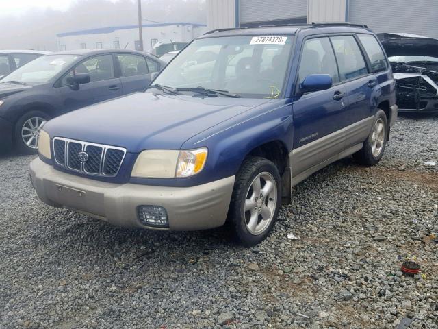 JF1SF65561H700791 - 2001 SUBARU FORESTER S Mavi foto 2