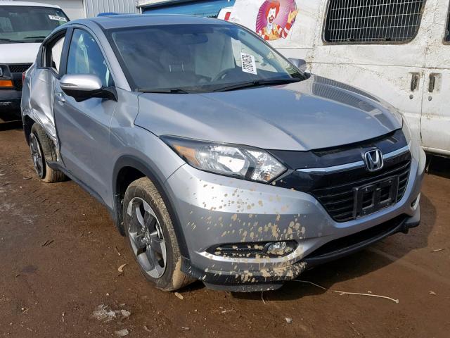 3CZRU6H59JG707412 - 2018 HONDA HR-V EX GRAY photo 1