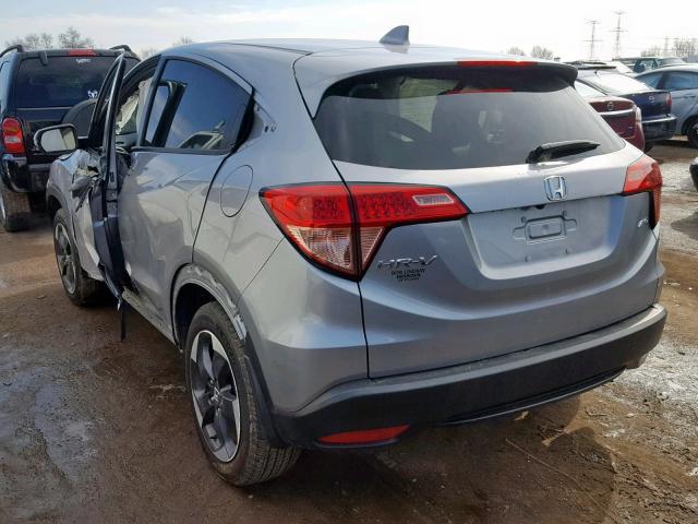 3CZRU6H59JG707412 - 2018 HONDA HR-V EX GRAY photo 3