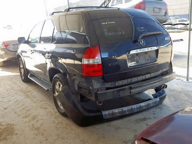 2HNYD18612H542190 - 2002 ACURA MDX TOURIN BLACK photo 3