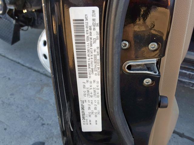 3D73Y4HL8BG583692 - 2011 DODGE RAM 3500 BLACK photo 10