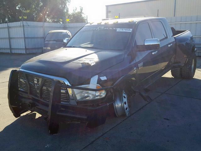 3D73Y4HL8BG583692 - 2011 DODGE RAM 3500 BLACK photo 2