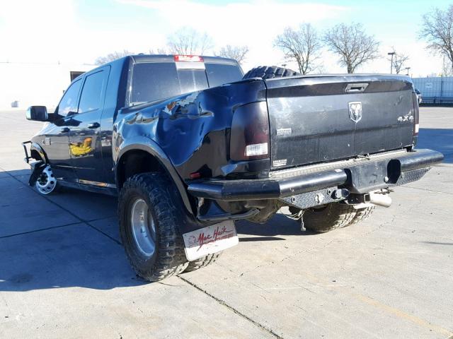 3D73Y4HL8BG583692 - 2011 DODGE RAM 3500 BLACK photo 3