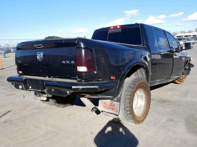 3D73Y4HL8BG583692 - 2011 DODGE RAM 3500 BLACK photo 4