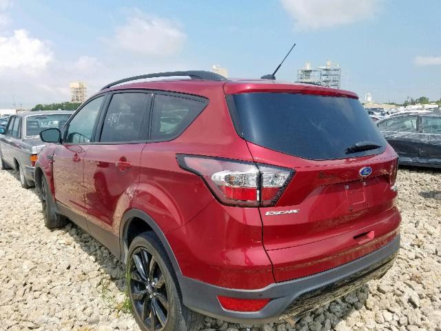 1FMCU0JD3HUC04827 - 2017 FORD ESCAPE TIT RED photo 3