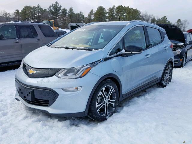 1G1FX6S00J4116906 - 2018 CHEVROLET BOLT EV PR BLUE photo 2