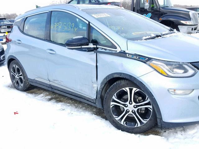 1G1FX6S00J4116906 - 2018 CHEVROLET BOLT EV PR BLUE photo 9