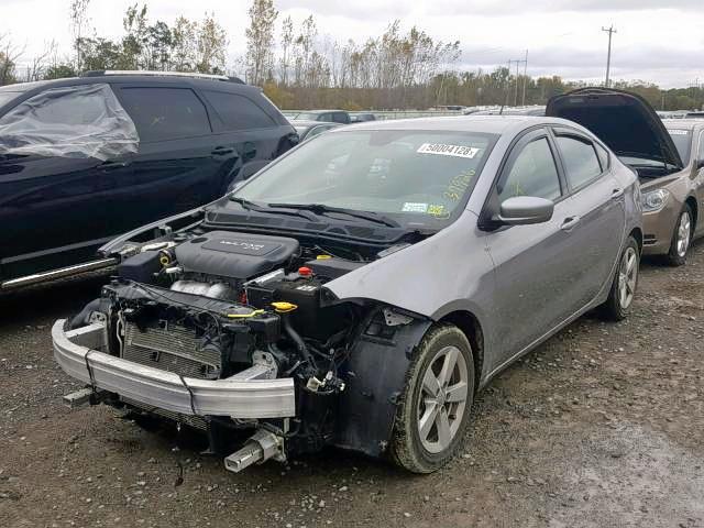 1C3CDFBBXFD187739 - 2015 DODGE DART SXT GRAY photo 2