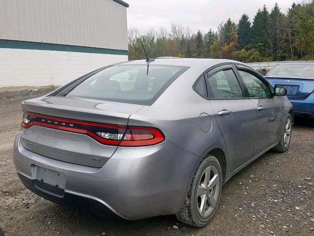 1C3CDFBBXFD187739 - 2015 DODGE DART SXT GRAY photo 4