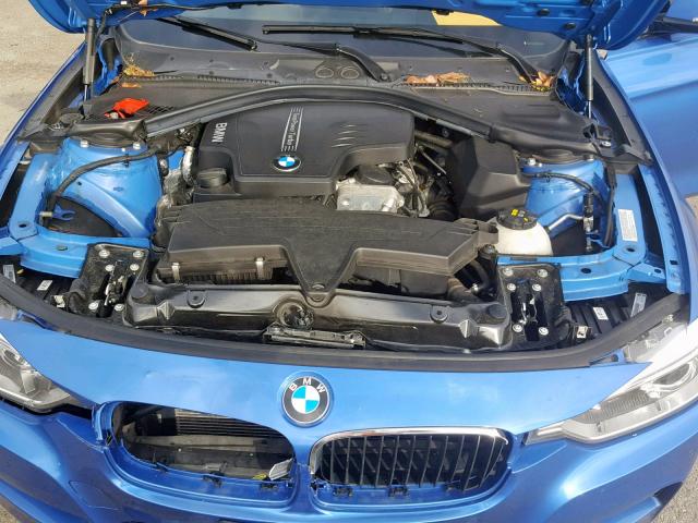 WBA3C1C55FK119271 - 2015 BMW 328 I SULE BLUE photo 7