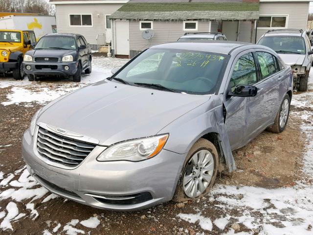 1C3CCBAB8EN212286 - 2014 CHRYSLER 200 LX SILVER photo 2